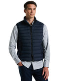 Chaleco Acolchado Azul Dark Sapphire sin Mangas y Ligero