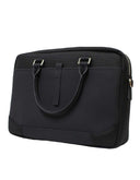 Backpack Messenger Negra de Nylon con Organizadores Internos