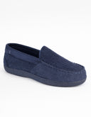 Pantufla Mocasín Slip-On Keon Azul Texturizado