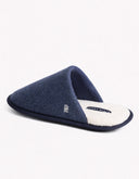 Pantufla Slip-On Acolchada Jaime Azul Índigo Texturizado