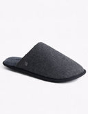 Pantufla Slip-On Acolchada Jaime Negro Texturizado