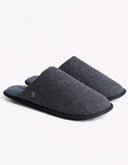 Pantufla Slip-On Acolchada Jaime Negro Texturizado