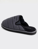 Pantufla Leighton Gris Acolchada Confort Interior Afelpado
