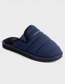 Pantufla Leighton Azul Marino Acolchada Confort Interior Afelpado