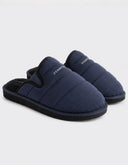Pantufla Leighton Azul Marino Acolchada Confort Interior Afelpado