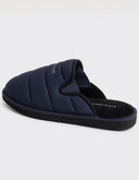 Pantufla Leighton Azul Marino Acolchada Confort Interior Afelpado