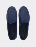 Pantufla Mocasín Slip-On Keon Azul Texturizado