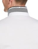Polo Blanco Bright con Tecnología Moisture Wicking y Cuello Tejido