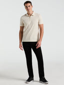 Polo Acanalada Birch con Cremallera