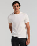 Playera Slim Fit de manga corta con tejido acanalado