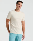 Playera Slim Fit de manga corta con tejido acanalado