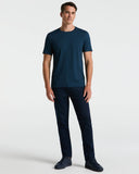 Playera Slim Fit de manga corta con tejido acanalado