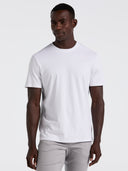 Playera Blanca con Cuello Redondo