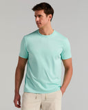 Playera de manga corta con tejido interlock