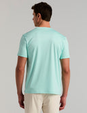 Camiseta de manga corta y cuello redondo en tejido interlock