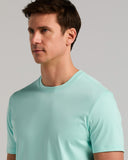 Playera de manga corta con tejido interlock