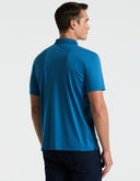 Polo Interlock Dark Blue de Manga Corta