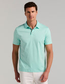 Polo de manga corta con tejido interlock
