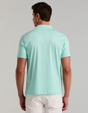 Polo de manga corta con tejido interlock