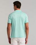 Polo de manga corta con tejido interlock