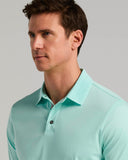 Polo de manga corta con tejido interlock