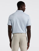 Polo de Manga Corta Kentucky Blue en Algodón Interlock con Ultra Transpirable