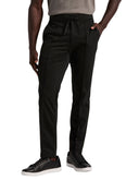 Pantalón Negro Slim Fit con Cintura Elástica y Pierna Estilizada