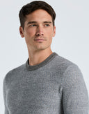 Suéter Herringbone Gris de Punto