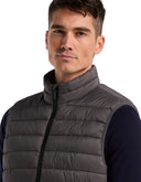 Chaleco Acolchado Gris Granite sin Mangas y Ligero