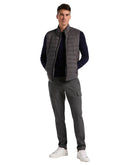 Chaleco Acolchado Gris Granite sin Mangas y Ligero