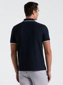 Polo Piqué de Manga Corta Dark Sapphire Algodón