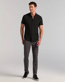 Camisa Slim Fit de manga corta con tejido seersucker