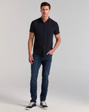 Camisa Slim Fit de manga corta con tejido seersucker