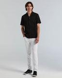 Camisa de manga corta con tejido jacquard seersucker