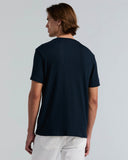 Playera de manga corta con tejido jacquard texturizado