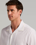 Camisa Performance de manga corta con tejido tafetán