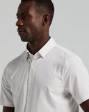 Camisa Slim Fit de manga corta con estampado geométrico