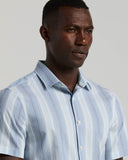 Camisa de manga corta con TENCEL™ Lyocell y lino