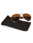 Lentes de Sol Estilo Aviador Dorado
