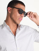 Lentes de Sol Redondos Negro