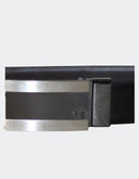 Cinturón Reversible de Piel Negra con Hebilla Automática