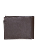 Cartera de Piel Café Textura Saffiano