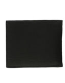 Cartera de Piel Negra con Detalle Lateral