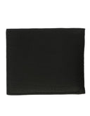 Cartera de Piel Negra con Detalle Lateral