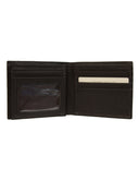 Cartera de Piel Café con Detalle Lateral