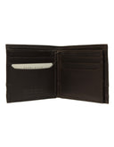 Cartera de Piel Café Claro con Banda Inferior