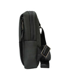 Backpack Tipo Bandolera Gris de Nylon y Poliéster Estilo Casual