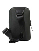 Backpack Tipo Bandolera Gris de Nylon y Poliéster Estilo Casual