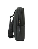 Backpack Tipo Bandolera Gris de Nylon y Poliéster Estilo Casual