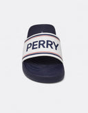 Sandalia Multicolor Tipo Slide Logo Perry Ellis Confort